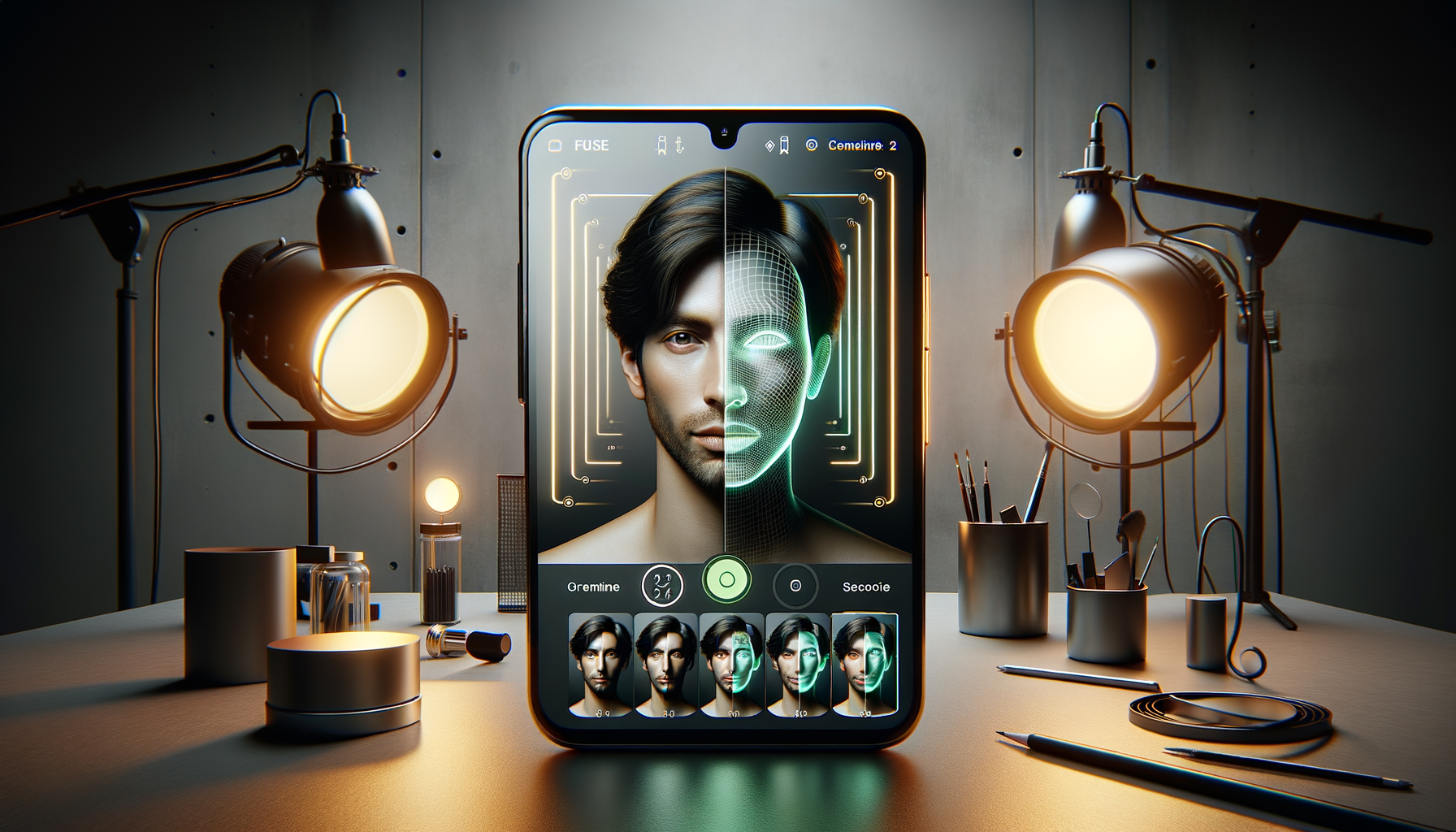 Face swap studio preview